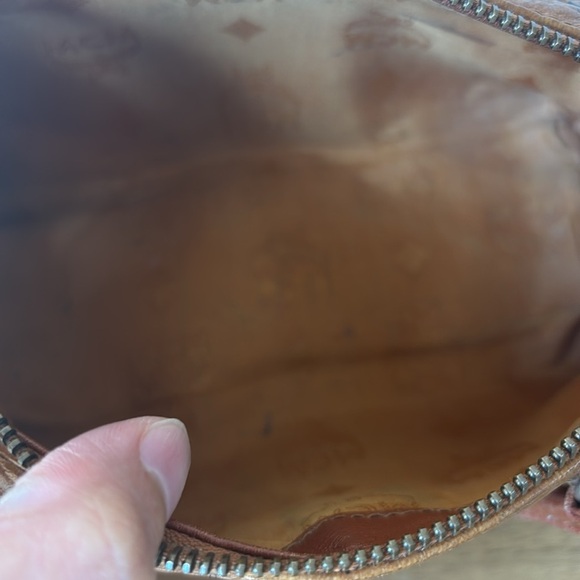 Authentic $580 Used MCM Logo Printed Mini Crossbody Bag - Picture 13 of 16